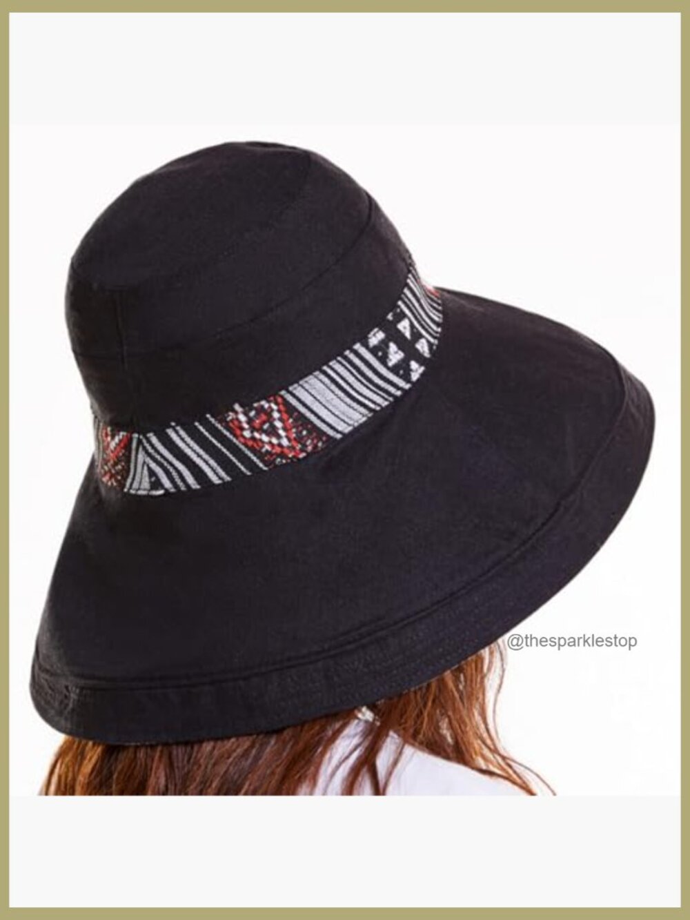 Cotton Plaid Bucket Hat Packable Sun Hat UPF50+ - Picture 2 of 6